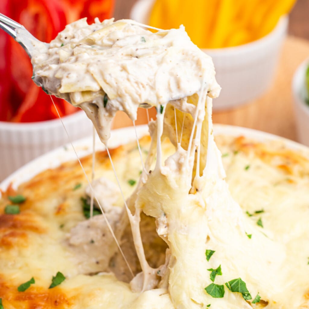 Low Carb Artichoke Crab Dip - Bobbi's Kozy Kitchen