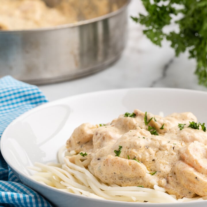 Keto Cajun Shrimp Alfredo Bobbi's Kozy Kitchen