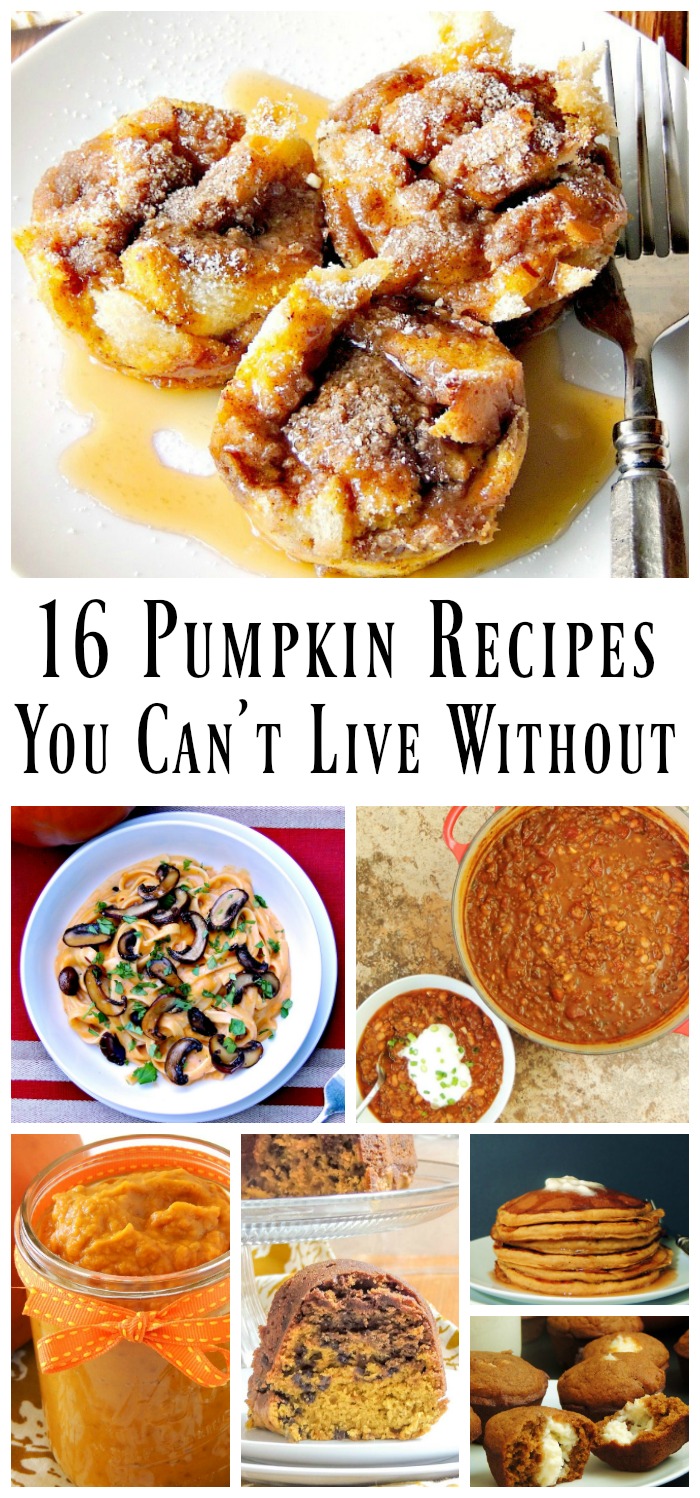 16 Pumpkin Recipes You Can’t Live Without