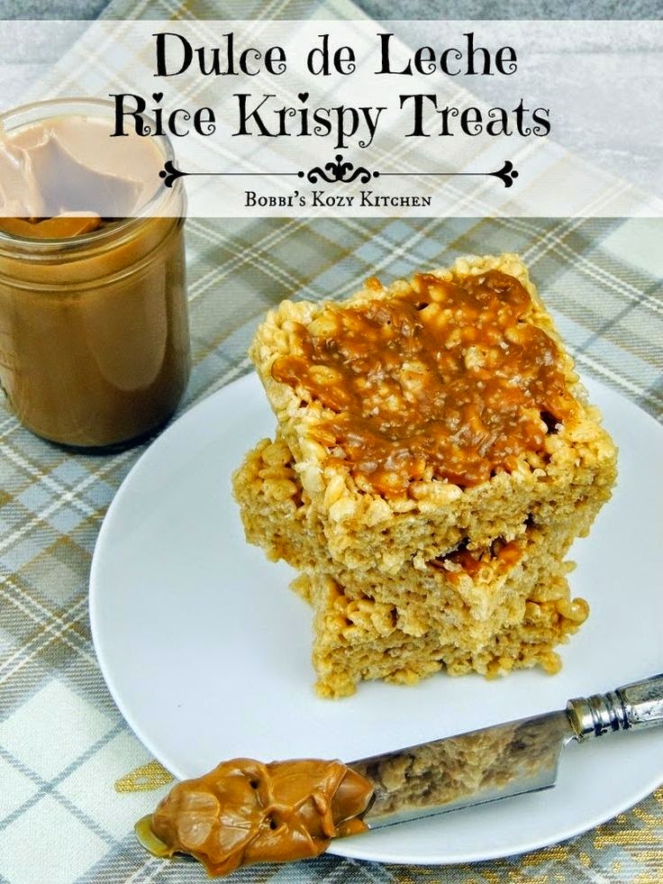 Dulce de Leche Rice Krispy Treats