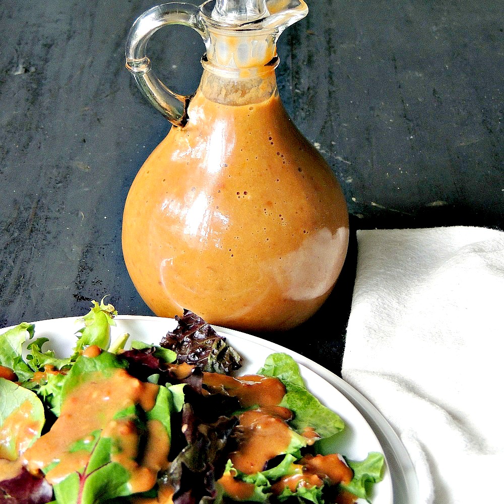 Grilled Tomato Vinaigrette - No matter the weather you MUST break out that grill and make this Grilled Tomato Vinaigrette! Grilling brings that touch of smoke that puts this low carb/keto-friendly vinaigrette OVER.THE.TOP! I could drink buckets of this stuff I swear ?  #keto #lowcarb #salad #dressing #tomato #grilled #easy #recipe | bobbiskozykitchen.com