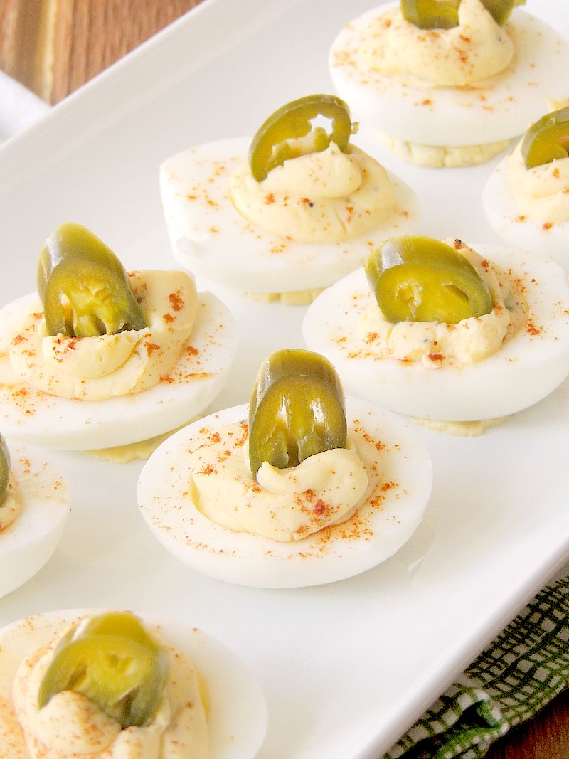 Fantastical Sharing of Recipes: Jalapeno Popper Deviled Eggs #GobbleAgain  #IC #ad