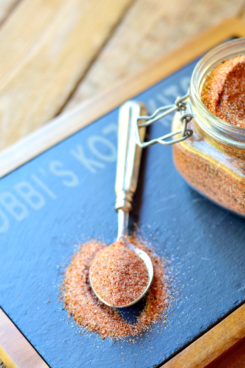 This Low Carb Barbecue Dry Rub Seasoning recipe is perfect for pork, chicken, and even beef! #keto #lowcarb #BBQ #barbecue #rub #easy #recipe #grilling #grilled #beef #pork #chicken | bobbiskozykitchen.com