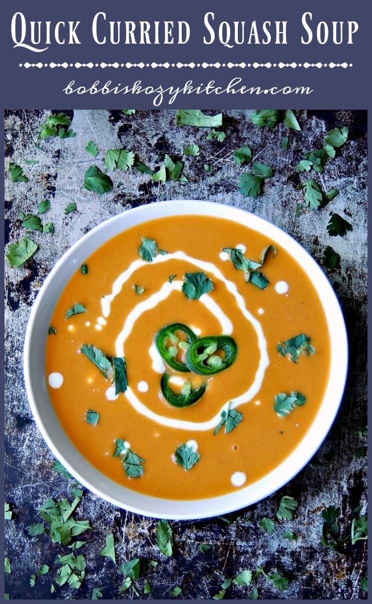 Quick Curried Squash Soup