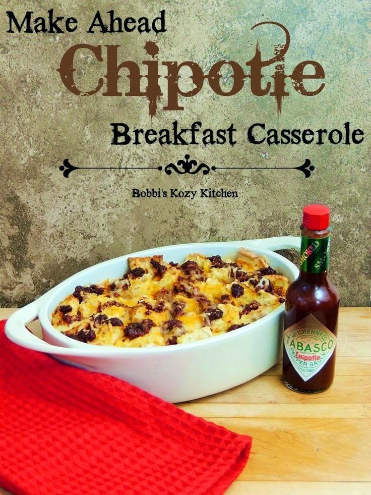 Make Ahead Chipotle Breakfast Casserole