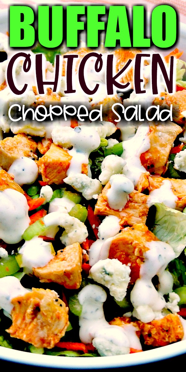 Buffalo Chicken Chopped Salad Bobbi's Kozy Kitchen
