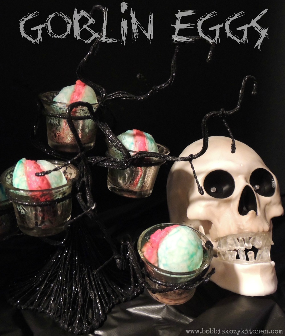 Goblin (Deviled) Eggs for Trick or Treat #SundaySupper #Halloween Party