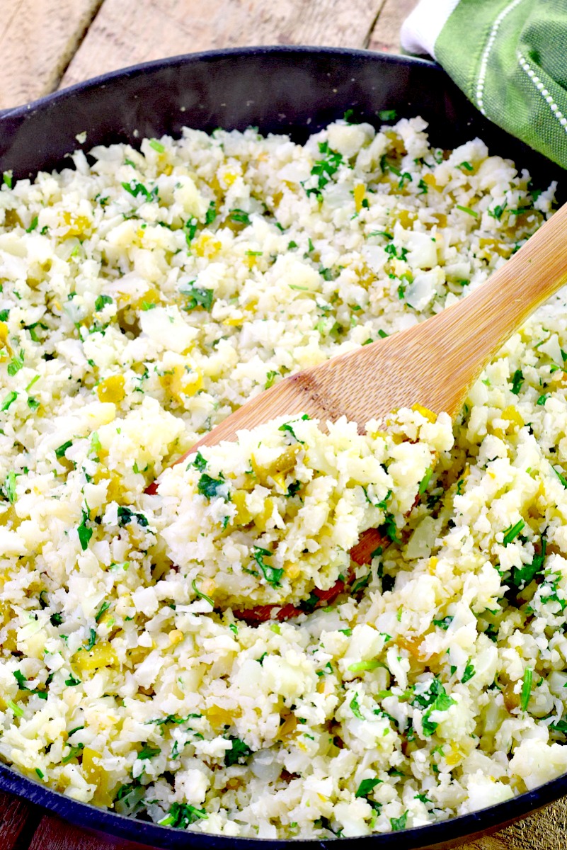 Green Chile Cauliflower Rice