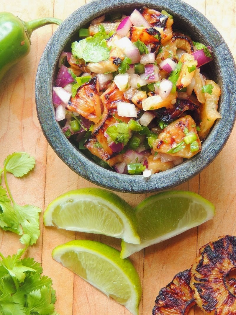 Grilled Pineapple Salsa 