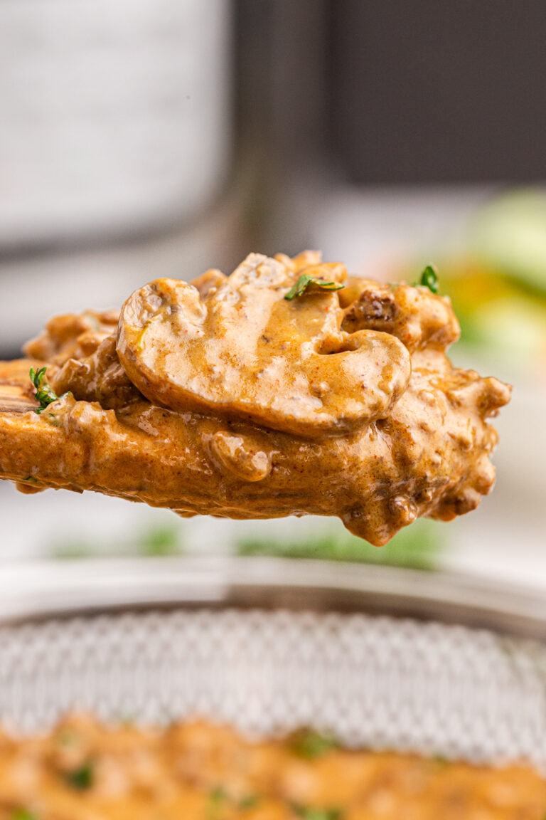 Instant Pot Ground Beef Stroganoff (Low Carb and Glutenfree) Bobbi's Kozy Kitchen