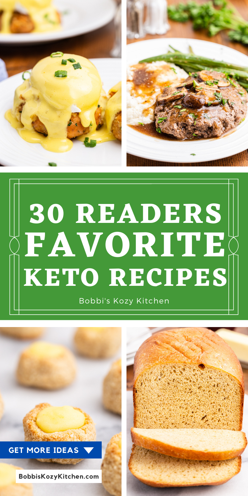 Readers Favorite Keto and Low Carb Recipes - Need some keto recipe ideas and inspiration? Check out the 30 most popular keto and low carb recipes from the past year! #keto #lowcarb #glutenfree #recipes #2021 #readers #favorite