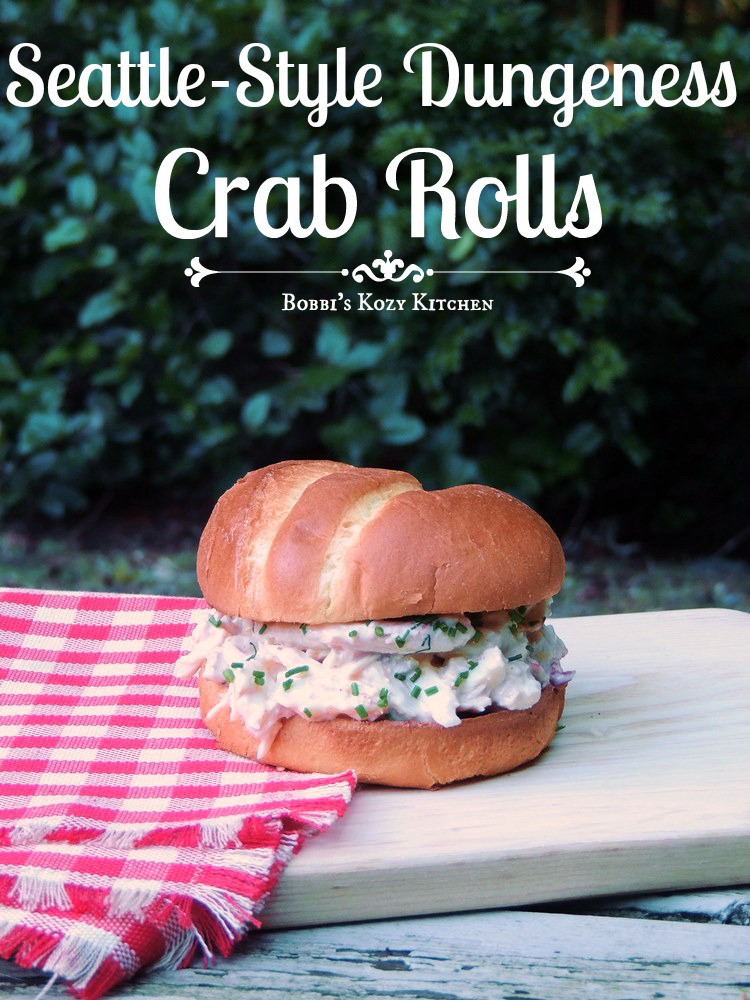 Seattle-Style Dungeness Crab Roll #SundaySupper