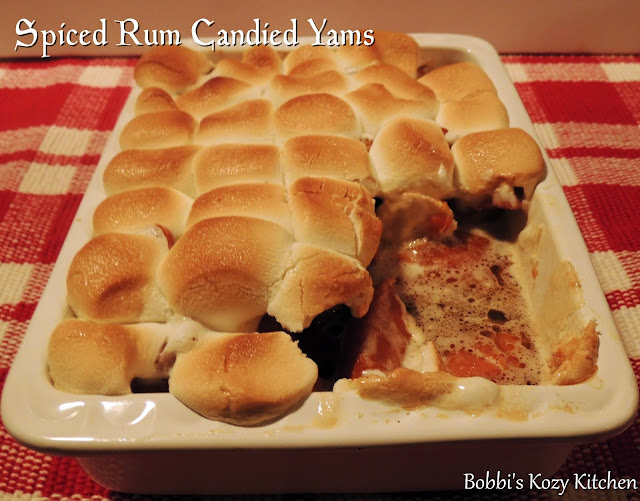 Spiced Rum Candied Yams