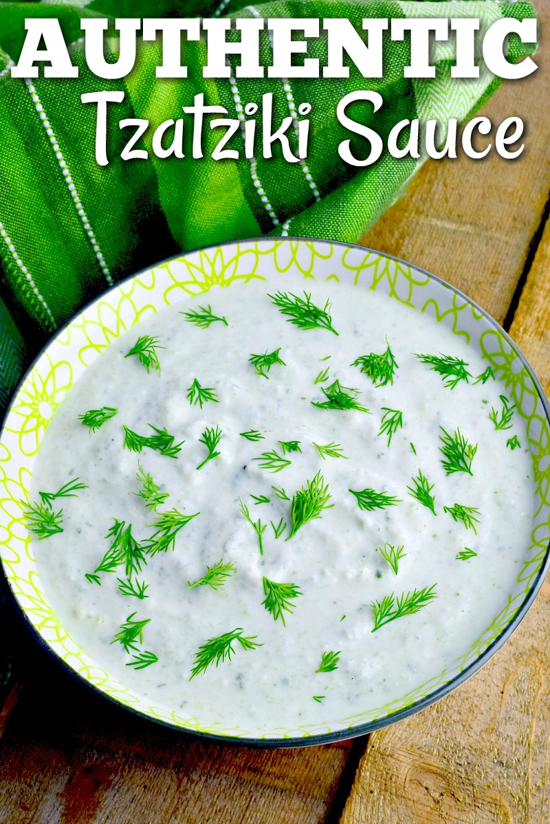 Authentic Tzatziki Sauce Recipe