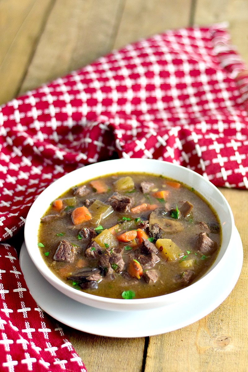 This Keto Instant Pot Beef Stew is the ultimate in keto comfort food. Rich, beefy, and full of all of the beef stew flavors you crave, this stew will quickly become a family favorite! #keto #instantpot #beef #easy #recipe | bobbiskozykitchen.com