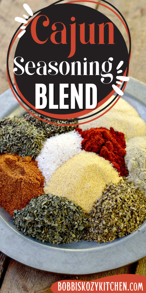 Cajun Seasoning Blend - This homemade Cajun Seasoning Recipe uses spices you probably already have in your pantry and is the perfect way to add a little zing to fish, shellfish, pork, chicken, beef, tofu, and even veggies! #homemade #seasoning #blend #DIY #Cajun #Creole #keto #Lowcarb #glutenfree