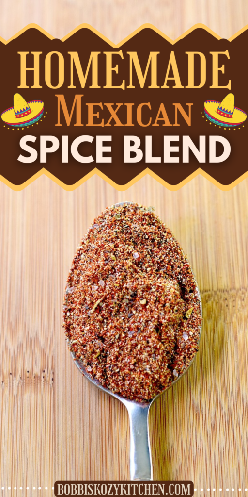 Homemade Mexican Spice Blend Recipe - This homemade Mexican Seasoning Blend recipe is so easy to make and very versatile. Use it with chicken, pork, beef, or veggies. Tacos, fajitas, and more are waiting to be made! #homemade #DIY #Mexican #taco #spice #Blend #keto #Lowcarb #glutenfree
