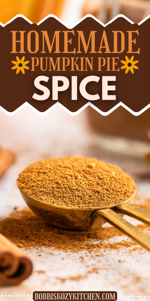 Homemade Pumpkin Spice Blend - You can make your own pumpkin pie spice in just a few minutes with just five common spices. Perfect for your low carb, keto, and gluten-free fall baking and so much more! #homemade #diy #pumpkin #pie #spice #blend #lowcarb #keto #glutenfree #sugarfree