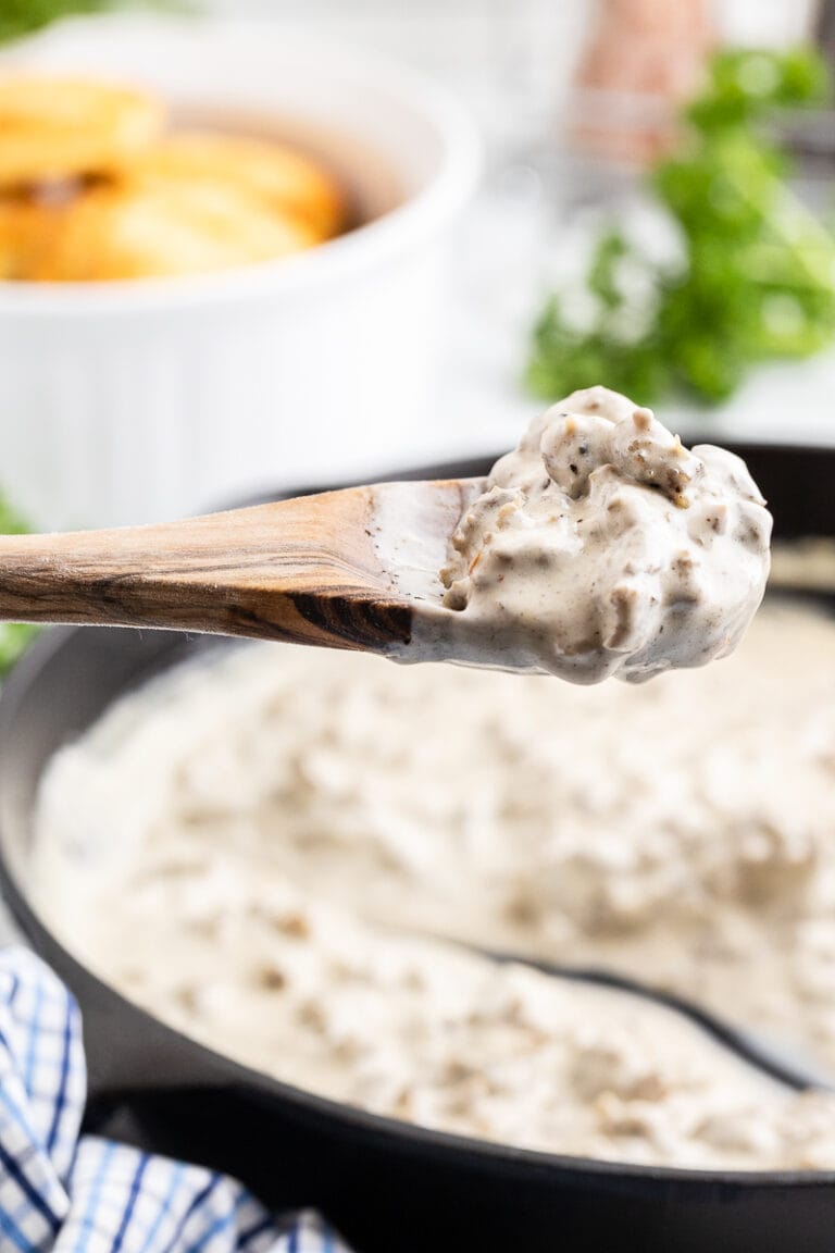 Keto Sausage Gravy Bobbi's Kozy Kitchen