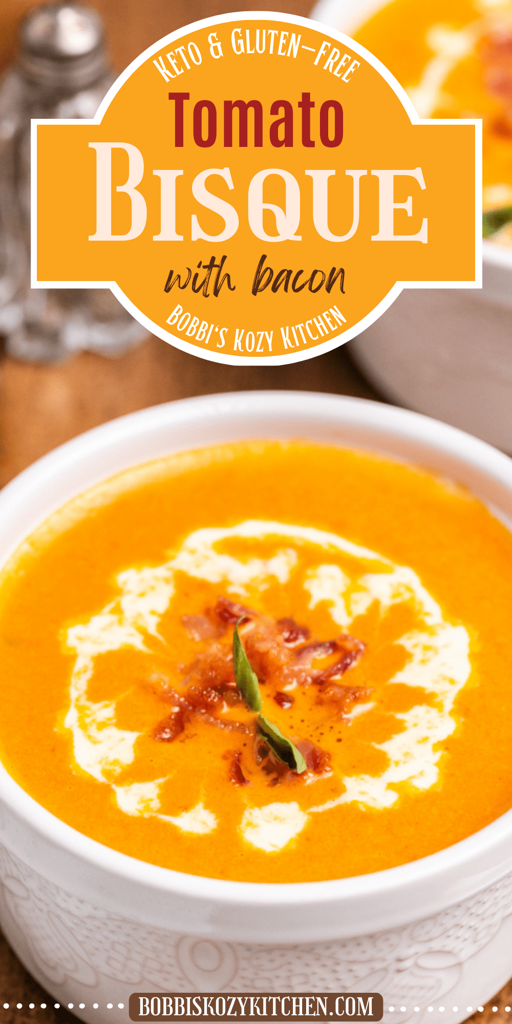 Keto Tomato Bisque with Bacon Bobbi's Kozy Kitchen