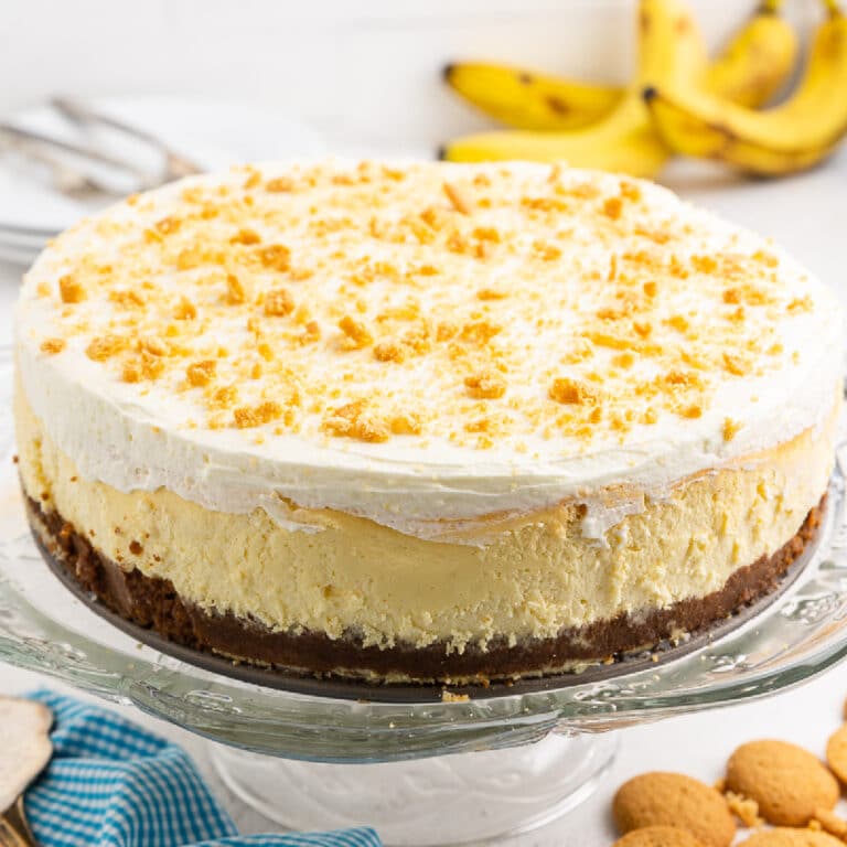 Keto Banana Pudding Cheesecake Bobbi's Kozy Kitchen